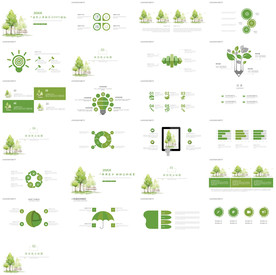 清新简约工作汇报PPT