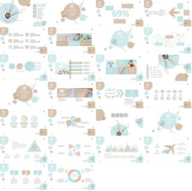 高档春季绿色清新PPT工作汇报