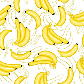 香蕉印花图案