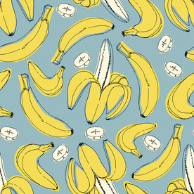 香蕉印花图案