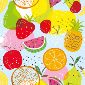 水果印花图案