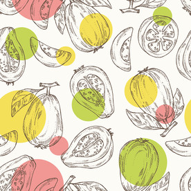 水果印花图案