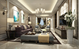 室内空间效果图灯光材质模型打包