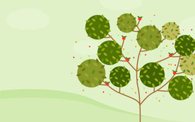 绿色PPT背景图片