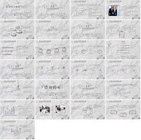 商务时间轴企业发展历程PPT