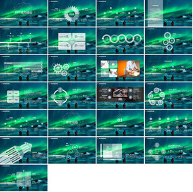 炫酷人工智能PPT工作汇报