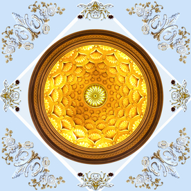 欧式花纹宫廷吊顶