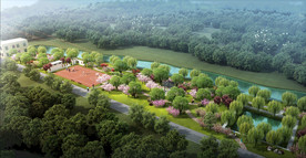 景观公园效果图小游园