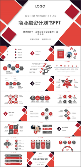 商业融资计划书PPT