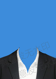 女生西装证件照模板
