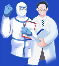 众志成城抗击疫情医生防护服医疗