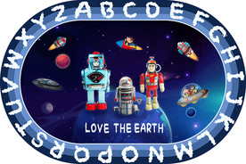 早教中心大型可爱卡通地毯