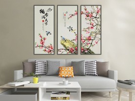 桃李满天下装饰画