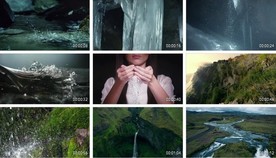 大自然水滴 小溪河流 水资源