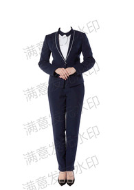 形象照西装模板证件照全身正装