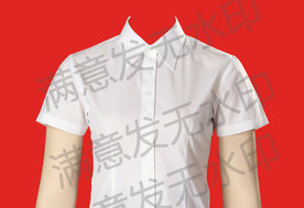 白色衣服模板psd