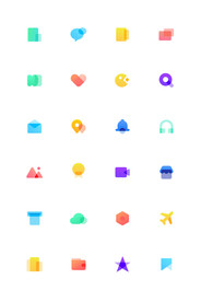 微渐变创意icon图标设计源文