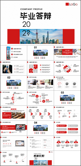 毕业答辩毕业论文PPT