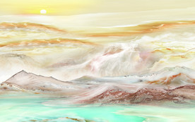 客厅高档山水石纹 TIF分层