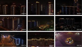 城市车流城市夜景都市夜景车流