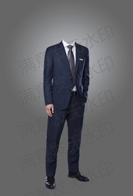 男士形象照换全身西装