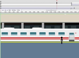 火柴人乘四交通工具27秒