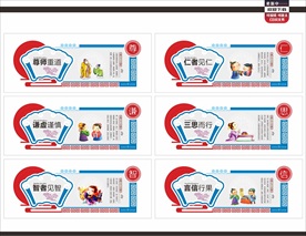 校园文化墙 尊师重道