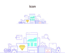 svg插画系统矢量icon图标