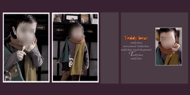 儿童相册深色背景