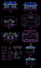洗心禅寺天王殿施工图