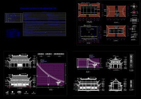 园林古典建筑施工图