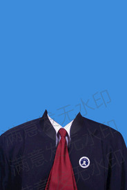 律师袍证件照