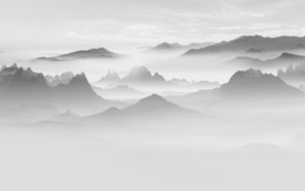 大气灰色新山水画 TIF分层