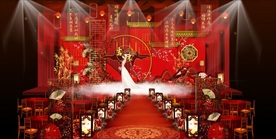 中式婚礼舞台