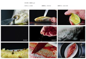 黄花鱼海鲜海产品柠檬