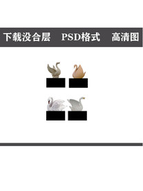 天鹅雕塑