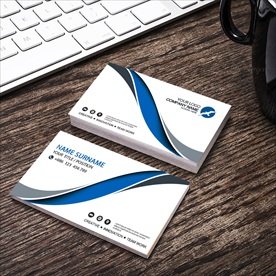 简约线条商务名片