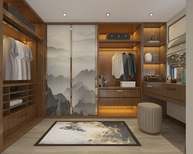 衣柜效果图 整体家居 衣柜移门
