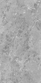 新中式山水大理石复式楼玄关壁画