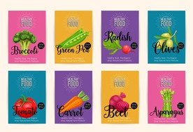 矢量手绘蔬菜插画