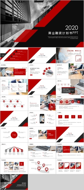 商业融资计划书PPT