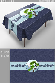新中式桌布中国风布艺