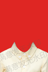 小女孩证件照衣服模板