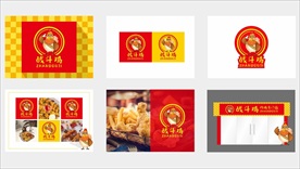 战斗鸡炸鸡专门店形象设计