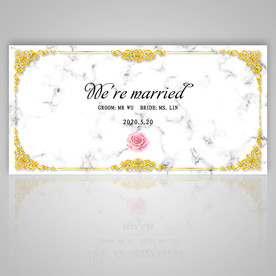 北欧大理石婚礼舞台背景