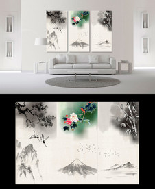 写意山水装饰画