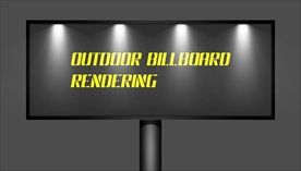 路牌效果样机PSD分层