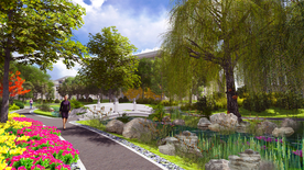 公园景观设计效果图