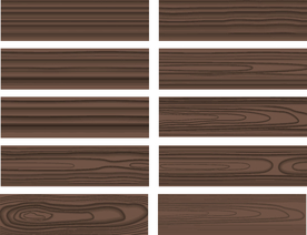 仿黑胡桃木色木纹木板纹理矢量图