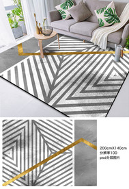 几何地毯